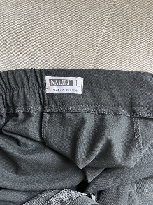 Штани кльош з розпіркою донизу