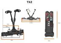 Bagażnik Platforma rowerowa na hak SPINDER TX2 składana duży rozstaw