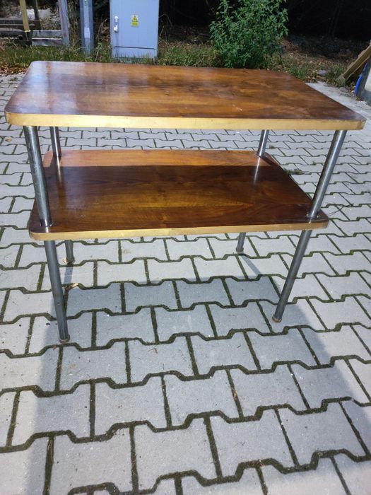 Szafka prl / stolik prl bauhaus loft fornirowany