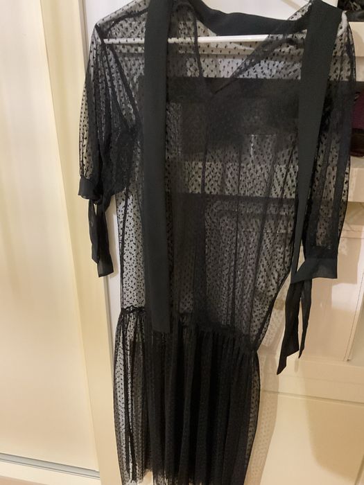 Vestido em tule da zara