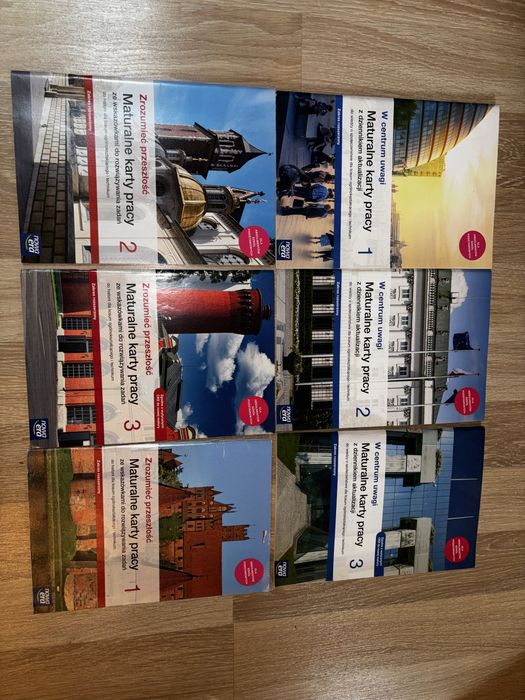 Podreczniki,ćwiczenia i maturalne karty pracy dla liceum i technikum