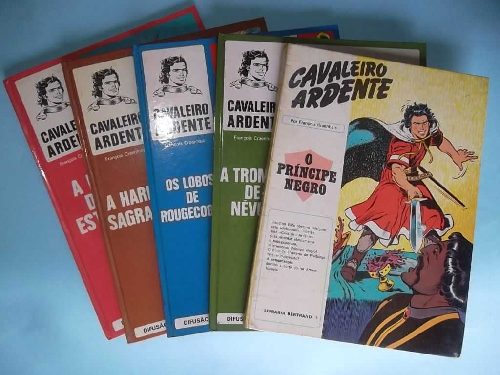 Cavaleiro Ardente - 4 volumes Difusão Verbo / Bertrand capa dura