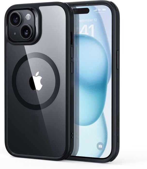 ESR Protective Phone Case etui do iPhone 15 Plus MagSafe pół matowe