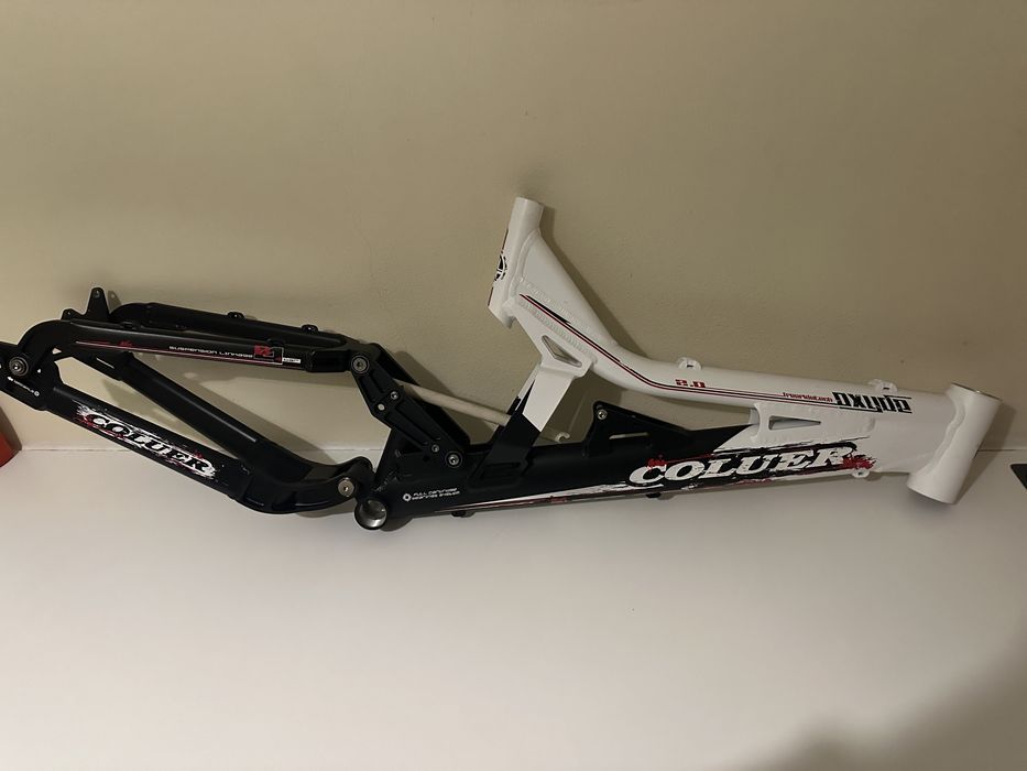 Quadro Bicicleta Btt suspensao total coluer roda 27,5/26