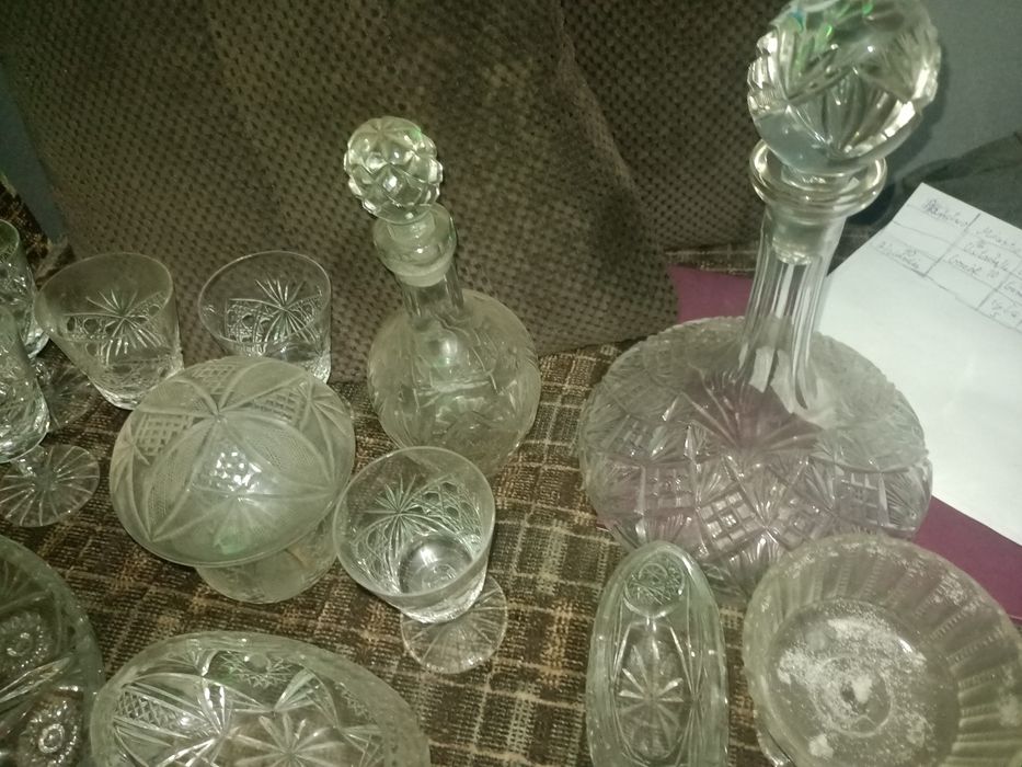 Zestaw kryształów z PRL