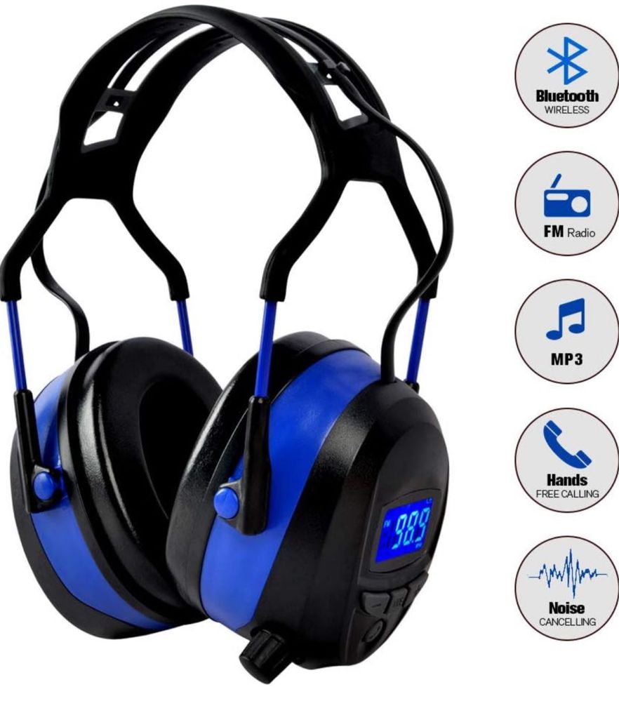 Gardtech Słuchawki ochronne z bluetooth i radiem