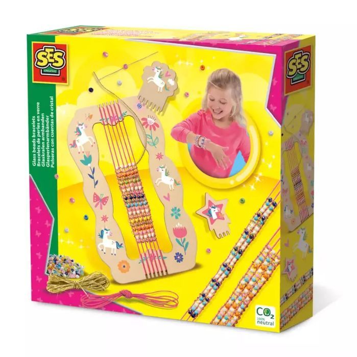 Sznurkowe bransoletki z koralikami. SES Creative. Nowy Produkt