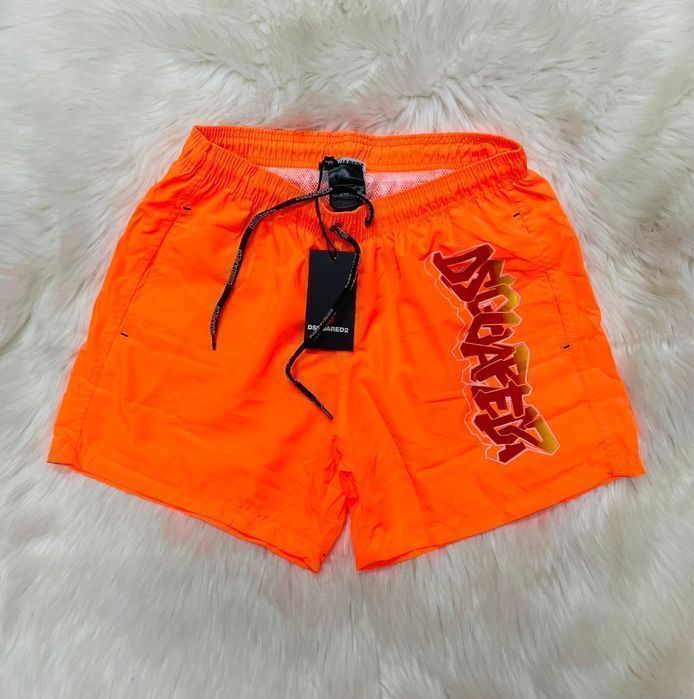 РАСПРОДАЖА! Плавательные шорты пляжные оранжевые DsQuared мужские