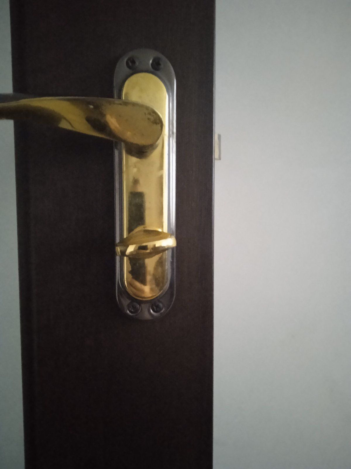 Міжкімнатні двері з вставним склом,вставним замковим механізмом.