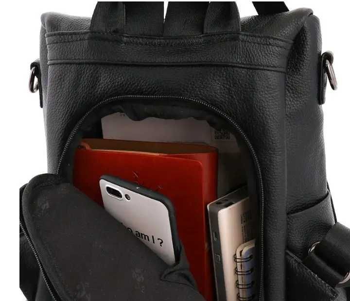 Жіночий кожаный шкіряний рюкзак сумка трансформер натуральная кожа