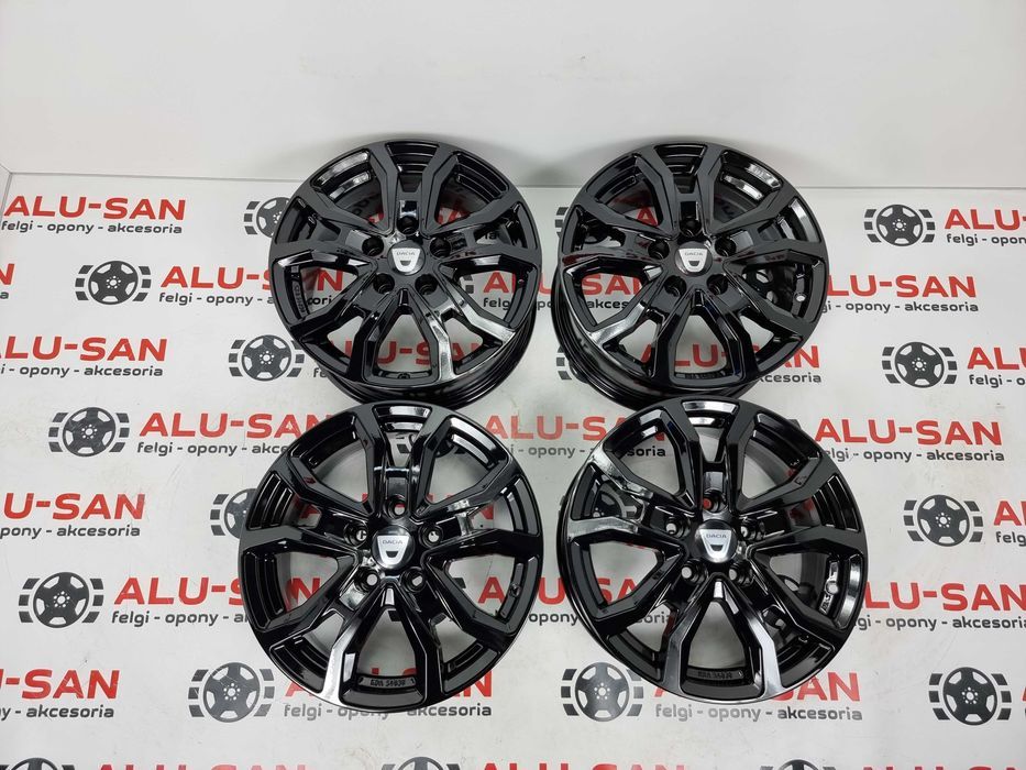 NOWE alufelgi DACIA 16" 5x114,3 Duster - Czarne