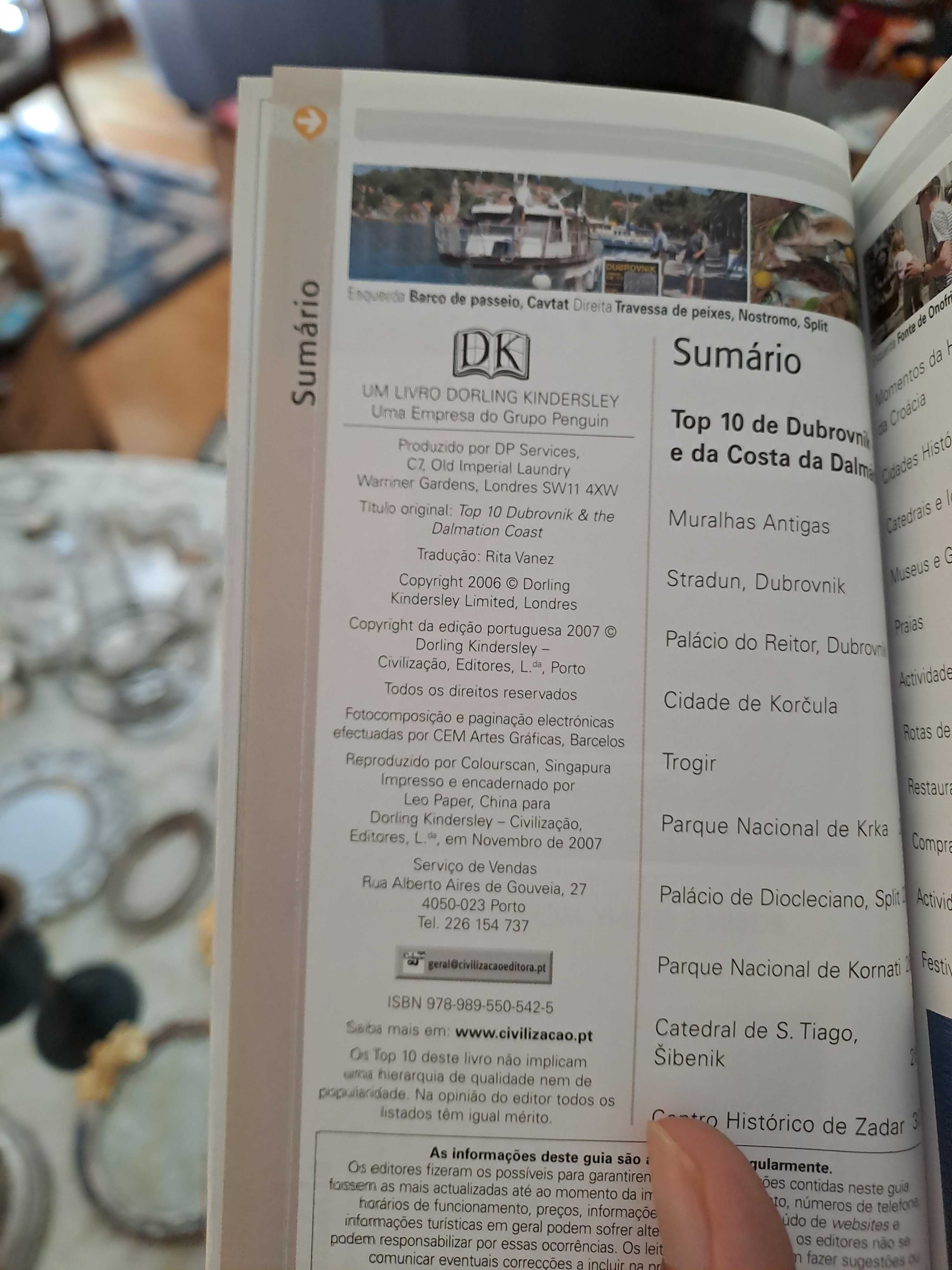 "Top 10" Livros de Viagens