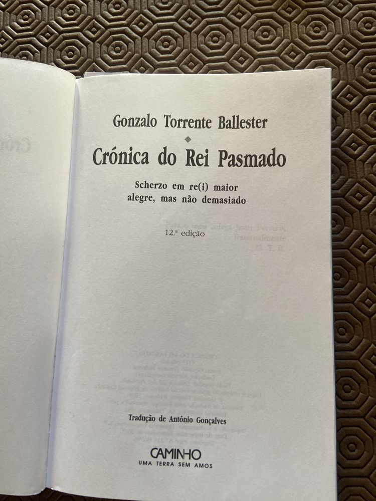Cronica do Rei Pasmado - Gonzalo Ballester