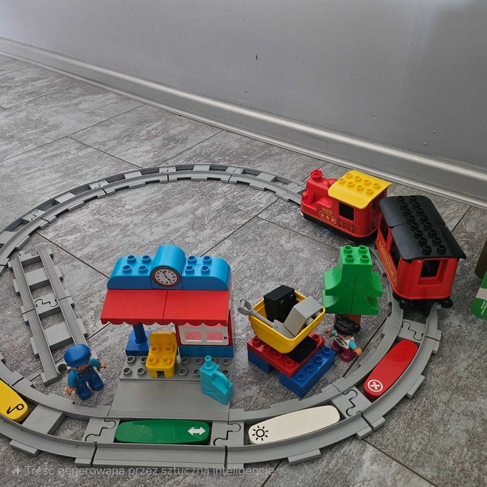 Lego duplo 10874 pociag pudełko