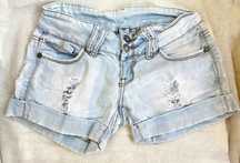 Shorty jeansowe krótkie spodenki XS 13 - 14 lat