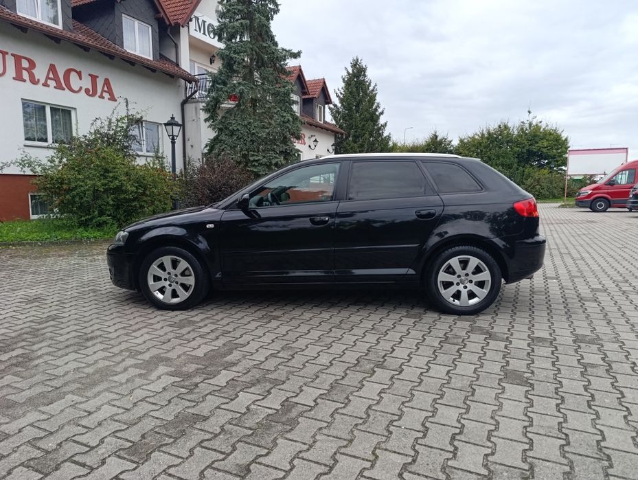 Audi A3 2.0 TDI 170KM Skóra Klima Elektryka Czarny sufit ŁADNA ZADBANA