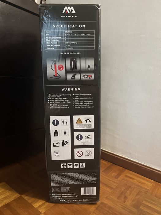 Prancha de Paddle a estrear da Aqua Marina