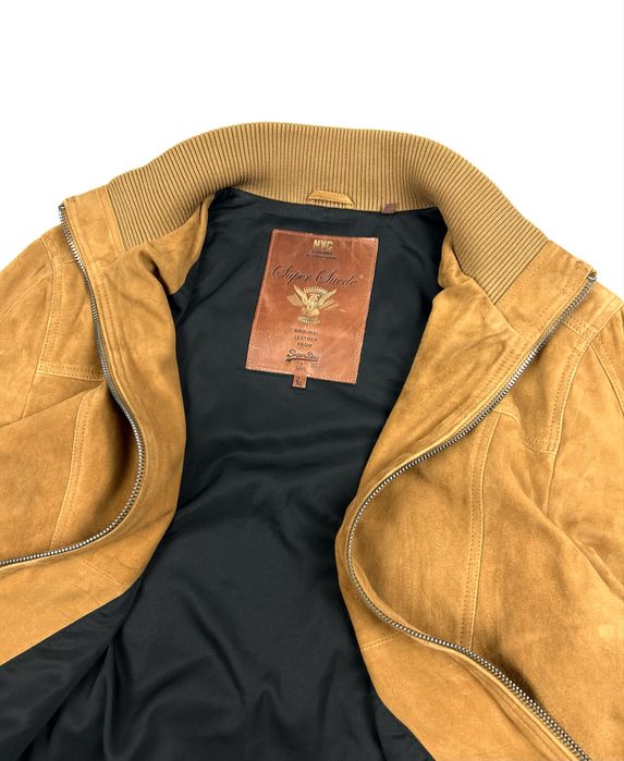 Шкіряна куртка шкірянка кожанка Superdry xxl hugo boss x diesel