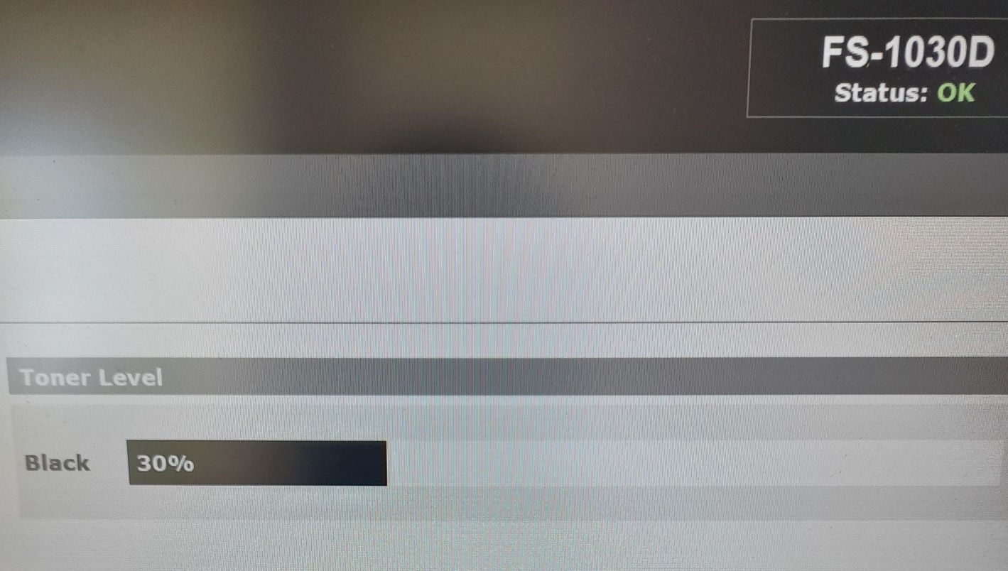 Drukarka Kyocera FS-1030D - Ethernet, USB, LPT