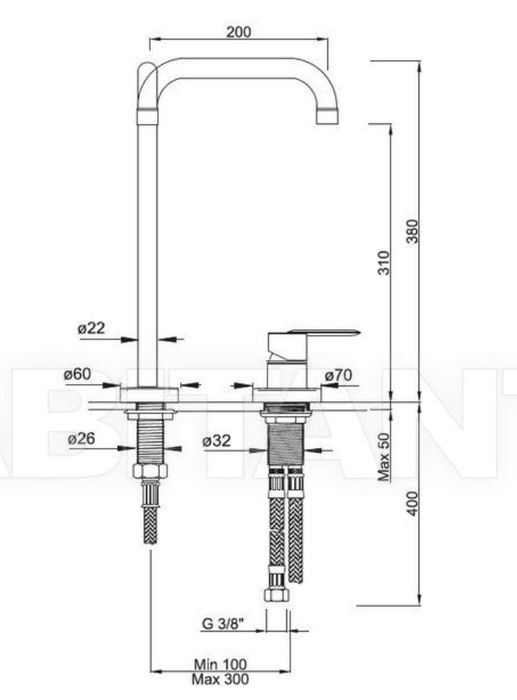 Смеситель  Ponsi Ecosole