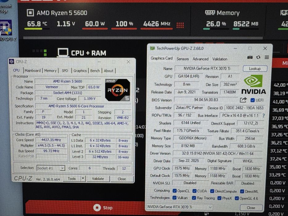Komputer do gier RTX 3070 Ti GWARANCJA/RYZEN 5/32GB RAM 512GB SSD NVMe