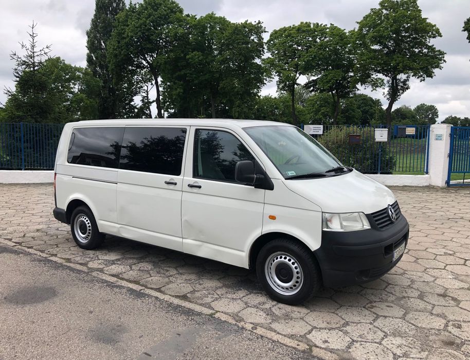 Volkswagen Transporter T5 long 1.9tdi klima 8osobowa dobry stan