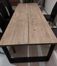 Stół drewniany dębowy OAKLY WOOD GREY