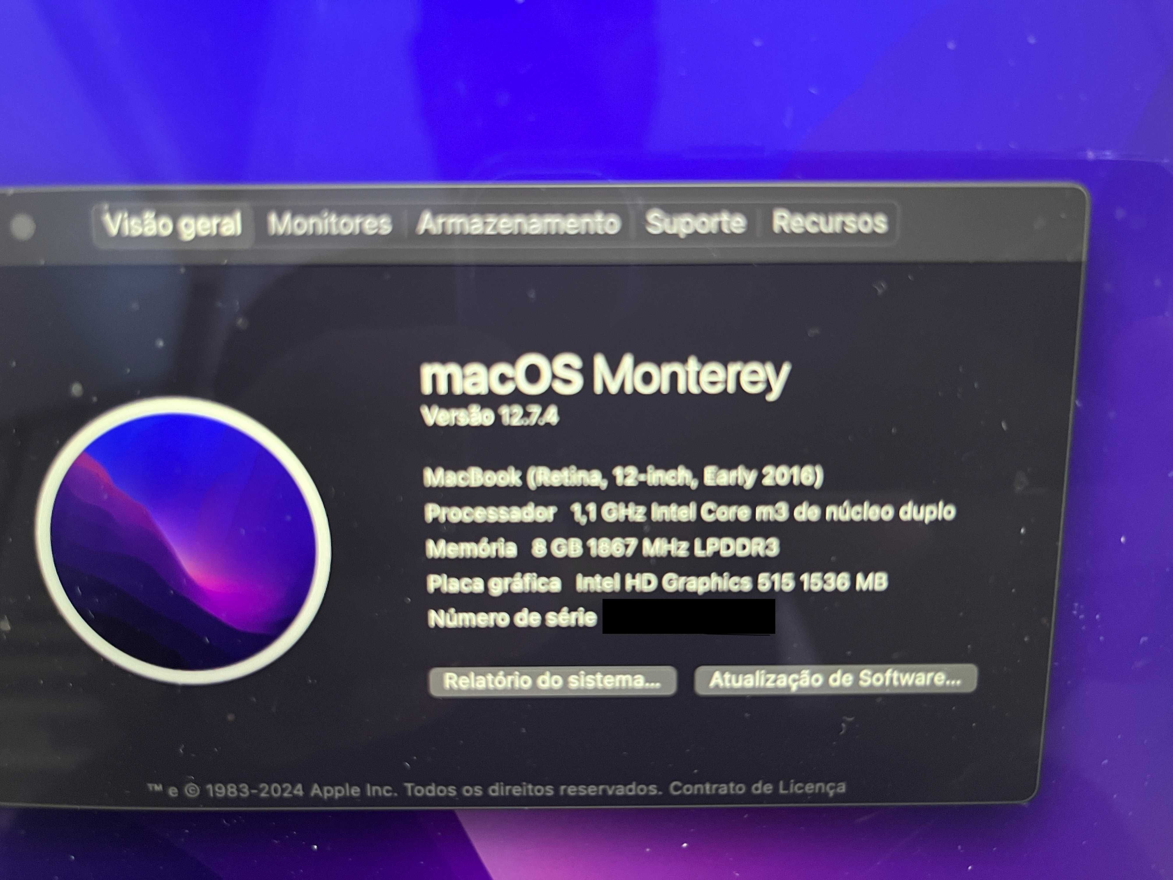 Macbook retina 2016 - TROCA/VENDA