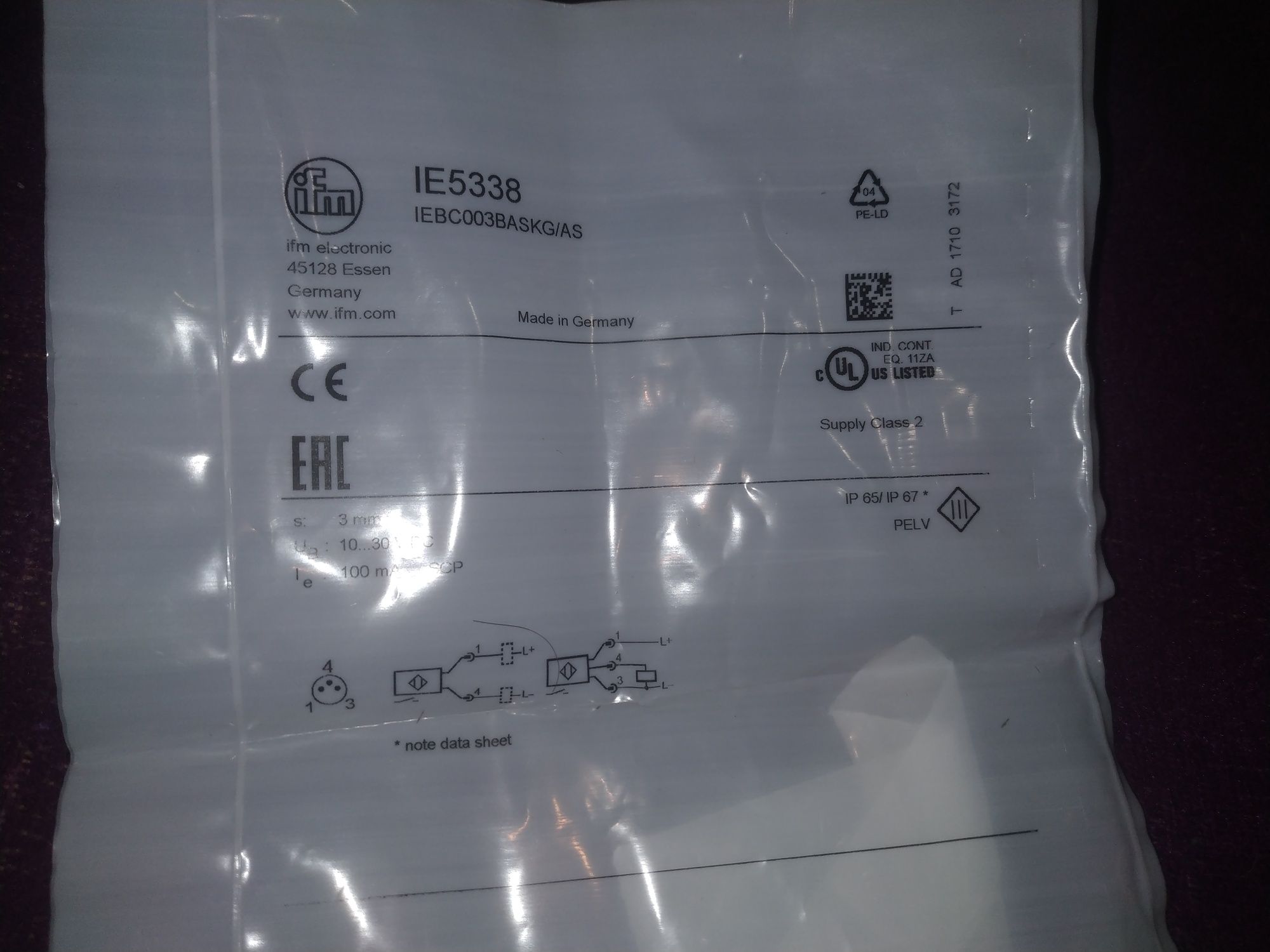 Індукційний датчік IE5338