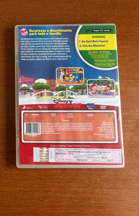 DVD - Manny Mãozinhas - Um Natal Muito Especial