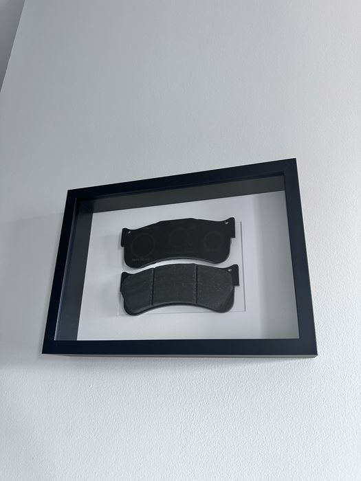 Porsche 992 Cup Obraz z Oryginalnych Klocków Hamulcowych UNIKAT!