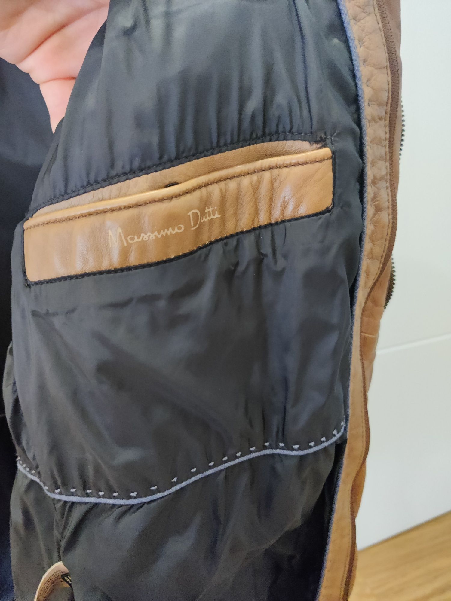 Casaco de cabedal Massimo Dutti