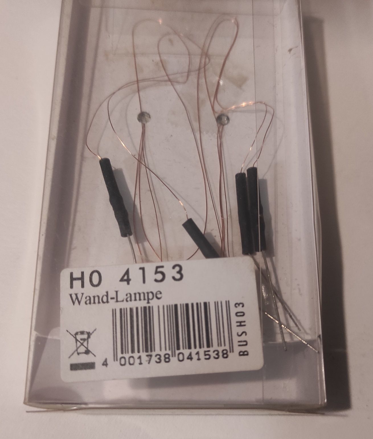 Lampy ścienne BUSCH 4153 H0 epoka IV