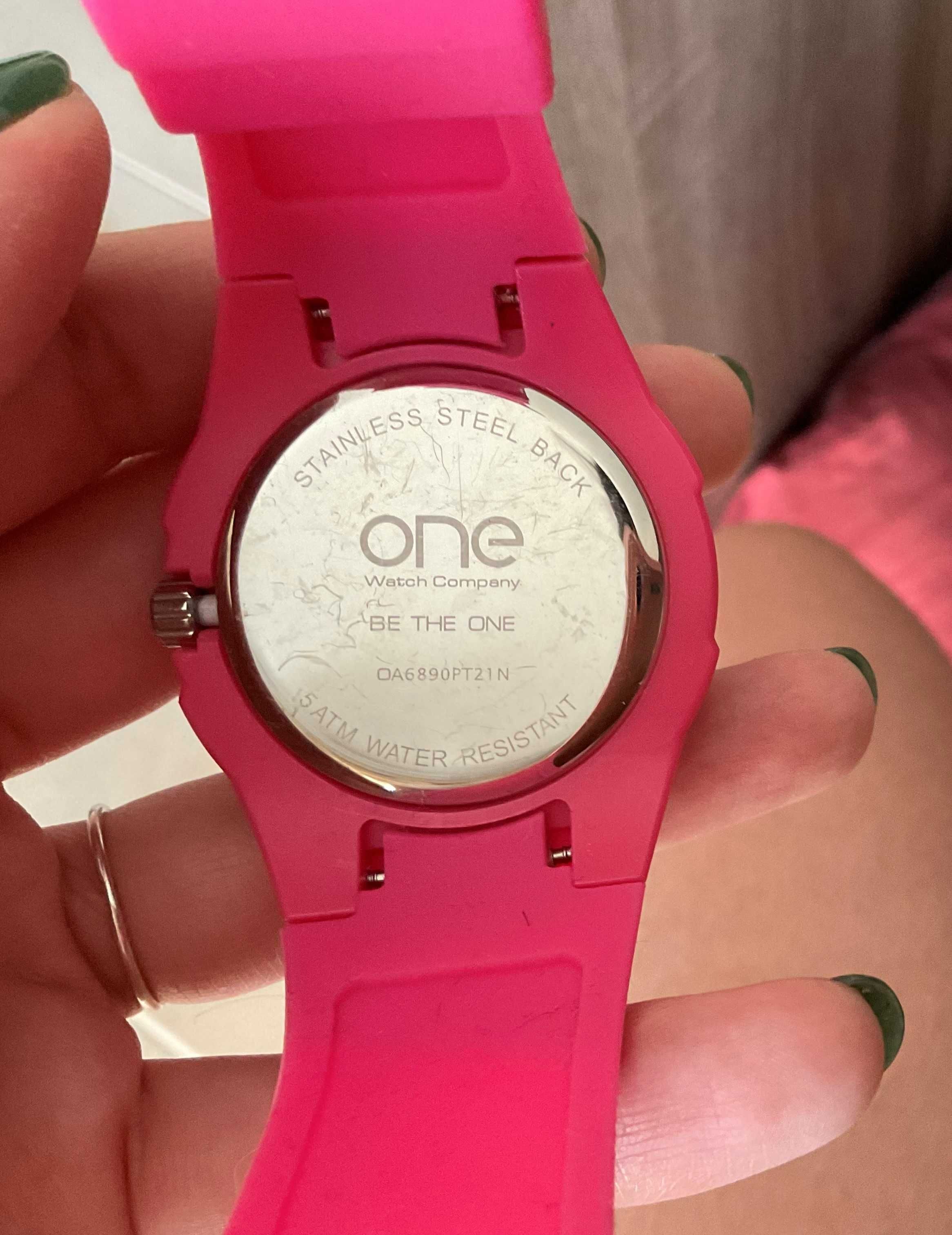 Relógio One com bracelete rosa