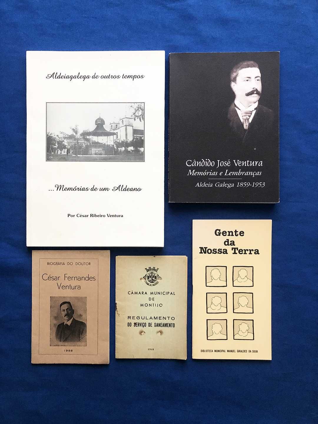 MONTIJO e ALDEIA GALEGA - diversos títulos e biografias