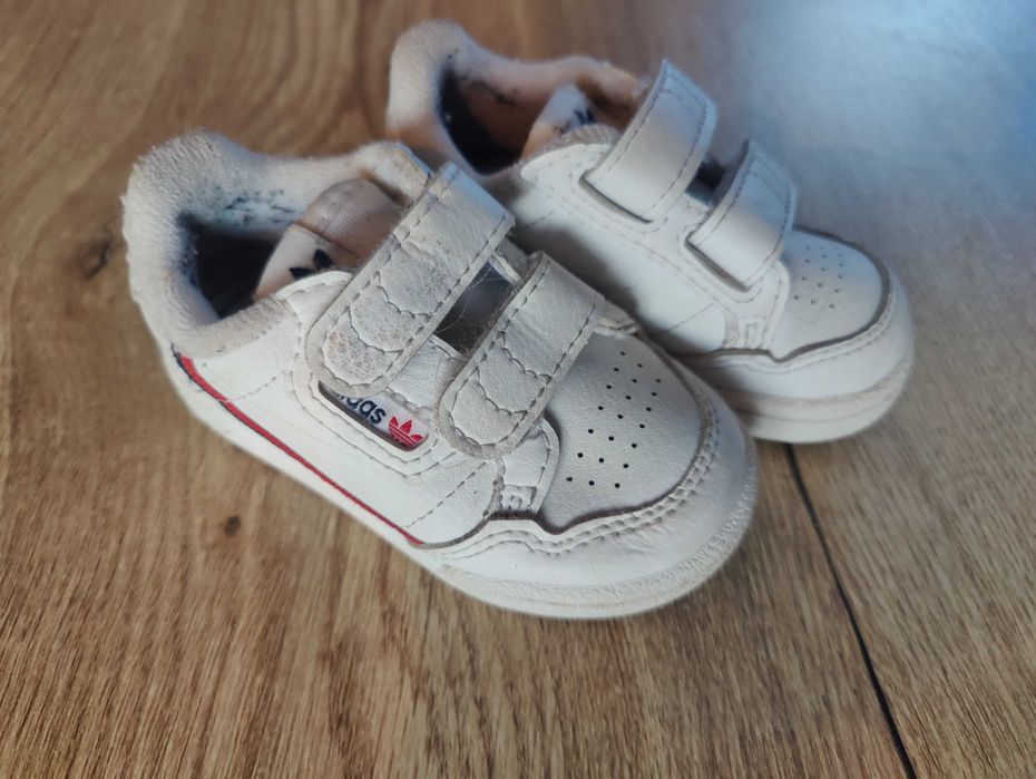 Buty Dziecięce rozm19 Adidas Sneakersy Continental 80 EH3230 Białe
