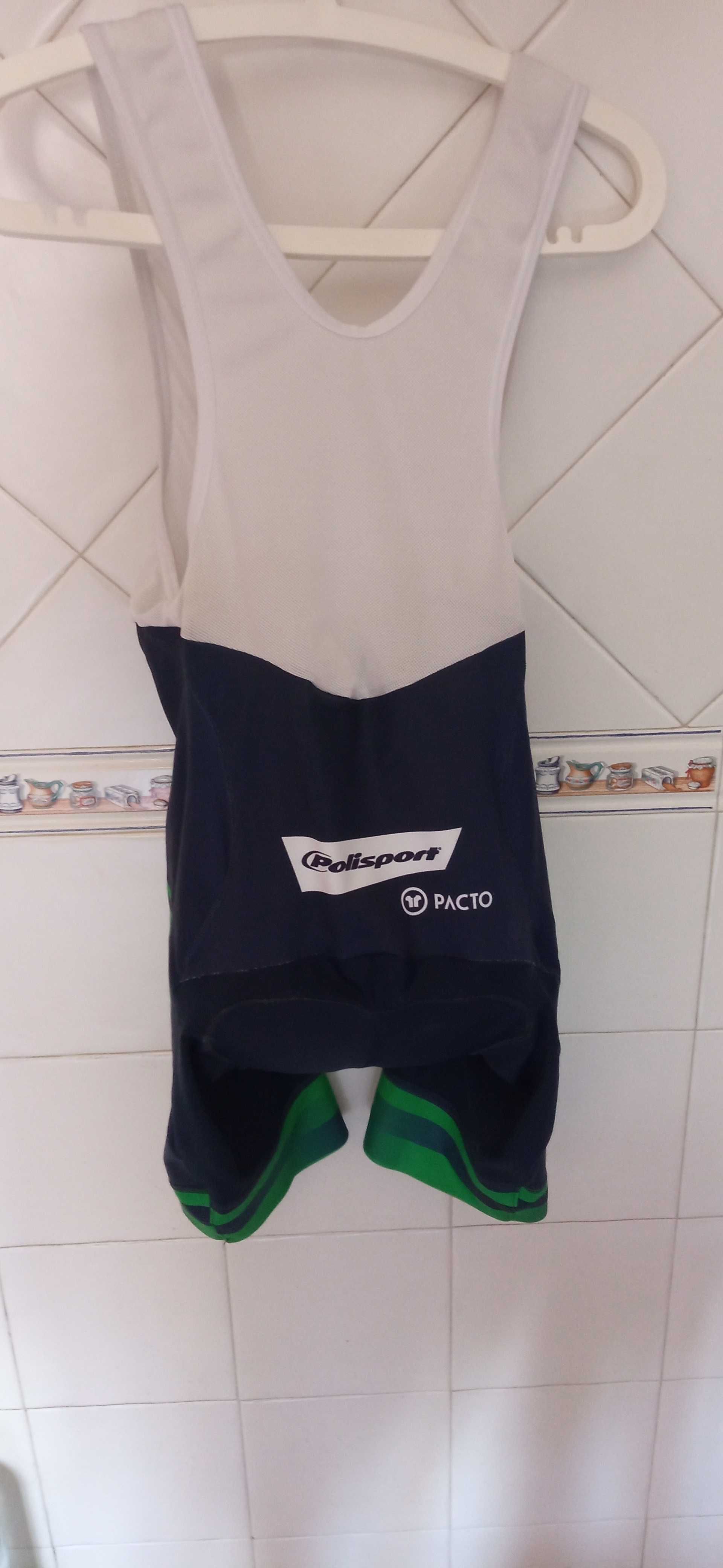 Calções ciclismo pacto Kelly /team pro
