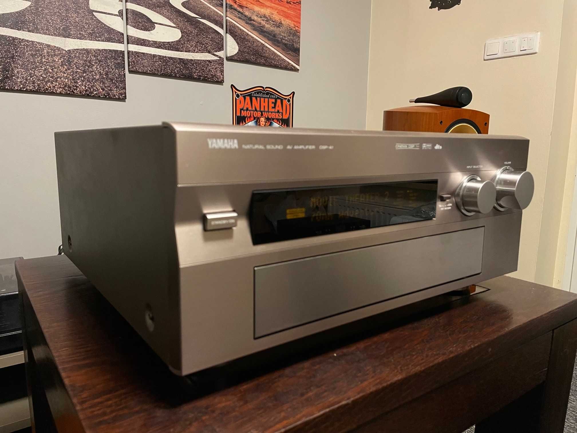 Wzmacniacz AV YAMAHA DSP A1 +  Pilot Instrukcja - Stan BDB