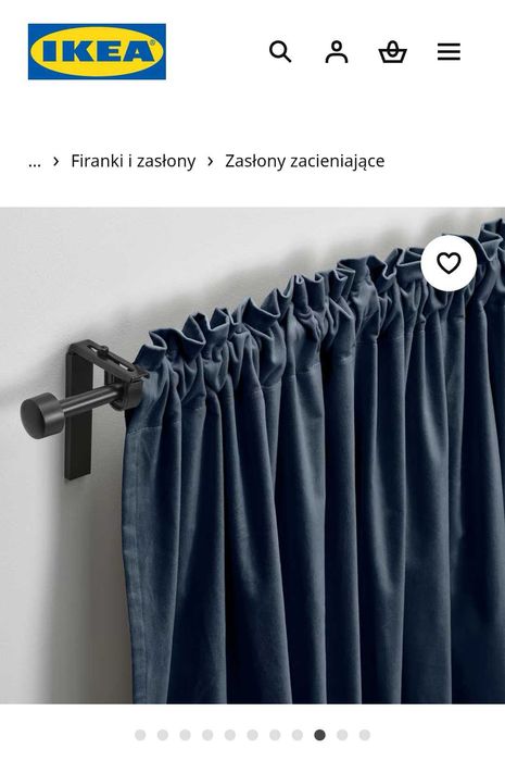 Zasłony SANELA ikea