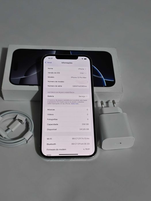 Iphone 12PRO MAX 256GB. Muito bom. 79% Bateria.