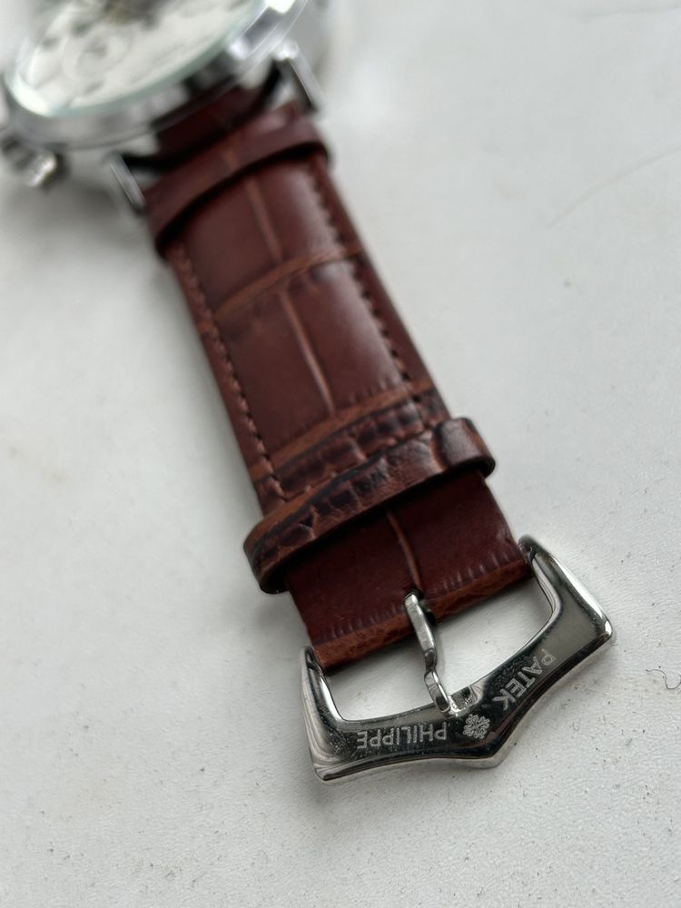 Чоловічий наручний годинник Patek Philippe Geneve Brown