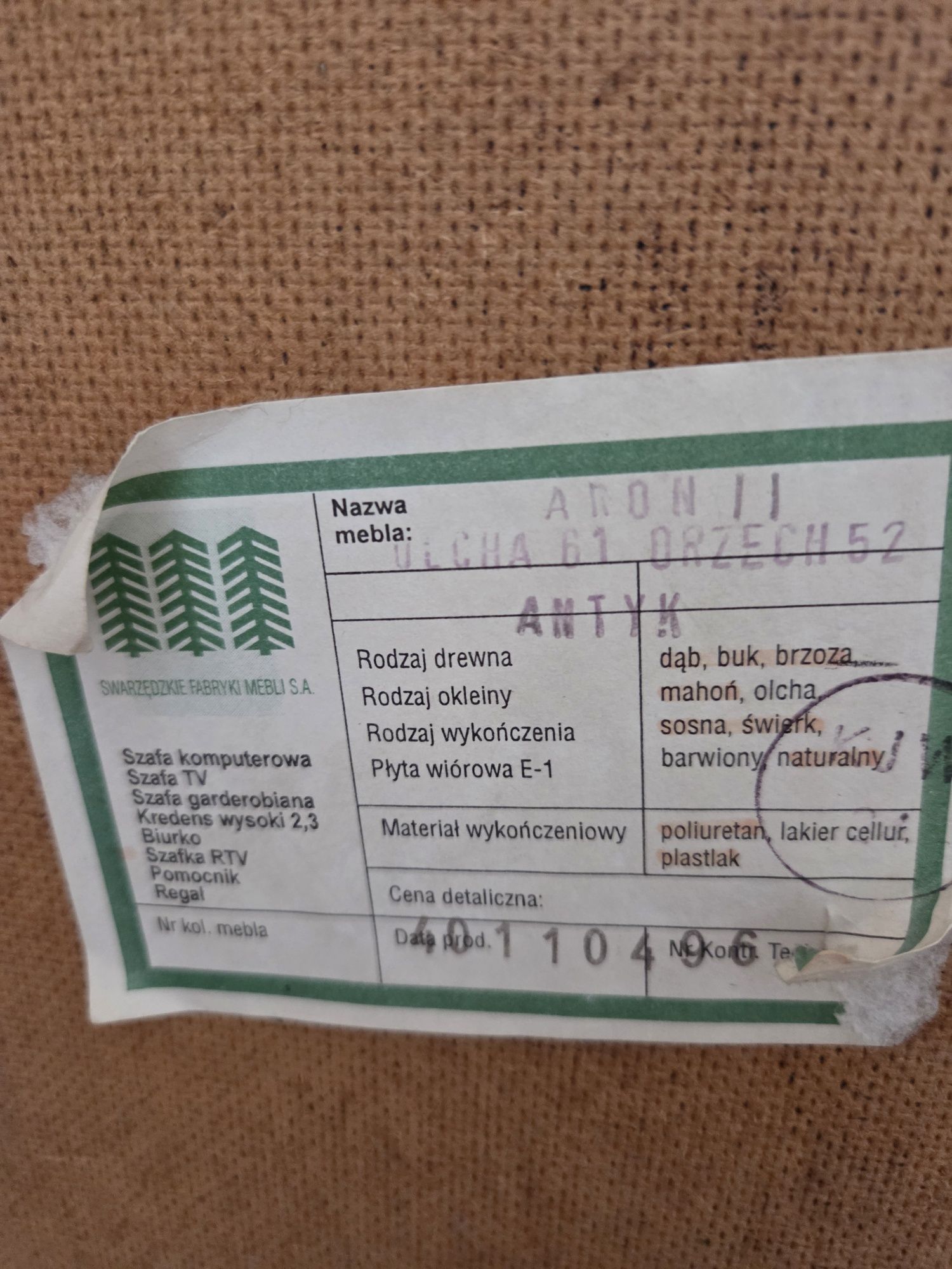 Bardzo ładne meble