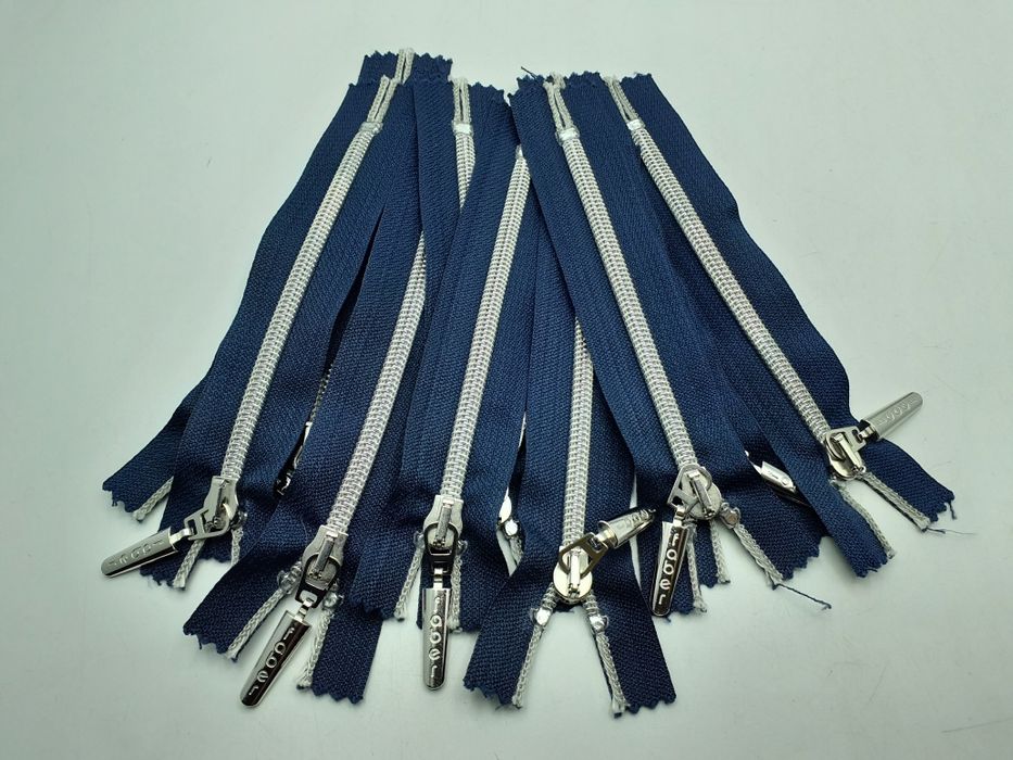 Zamek suwak granat zestaw 10 szt.-13 cm.