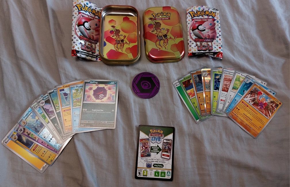 Pełna Puszka Pokémon TCG: Scarlet and Violet 151 Mini Tin