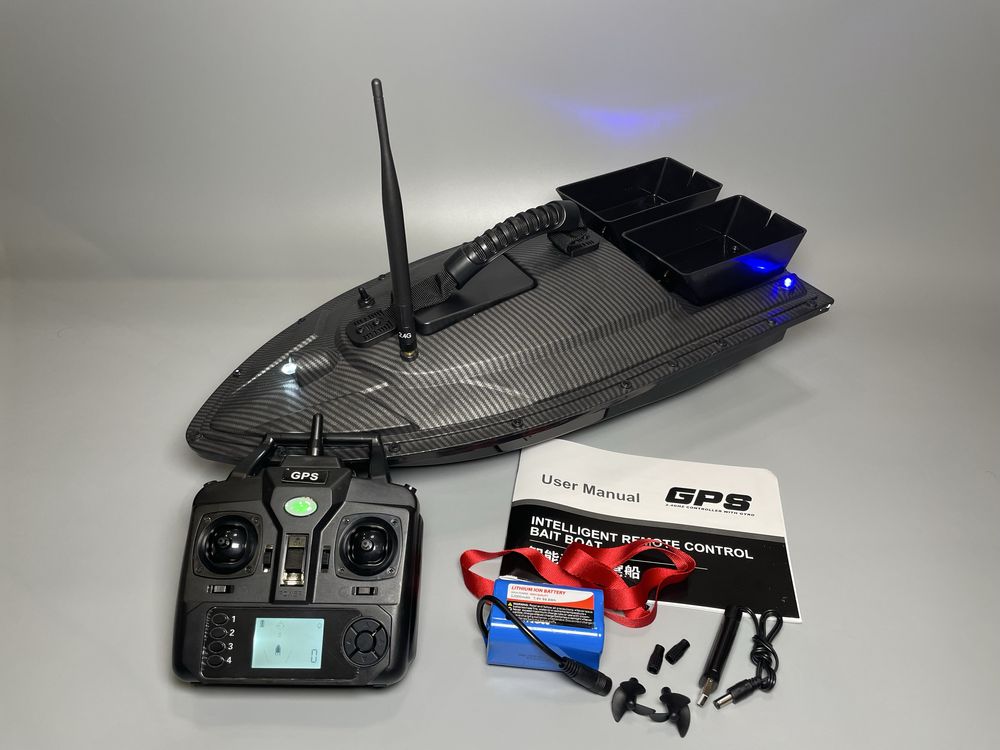 Карповый кораблик V070 GPS 12000 mah для рыбалки короповий риболовлі