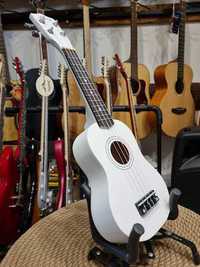 Ever Play Rainbow UC21SM+ WH drewniane ukulele sopranowe UC-21-SM