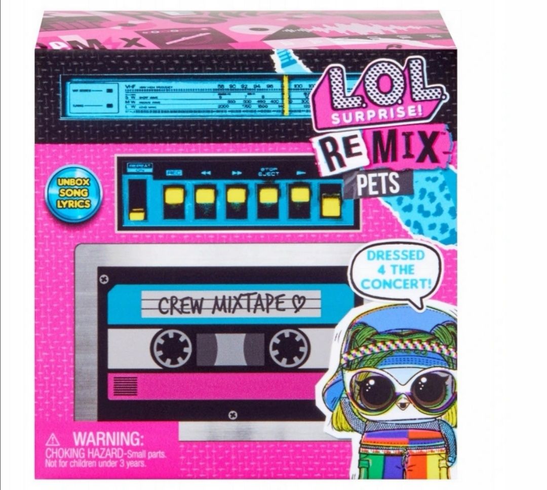 Zwierzak zabawka lol suprise remix zabawka dla dzieci