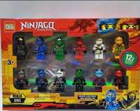 Figurki NINJAGO Klocki 12 sztuk Cały ZESTAW nowe