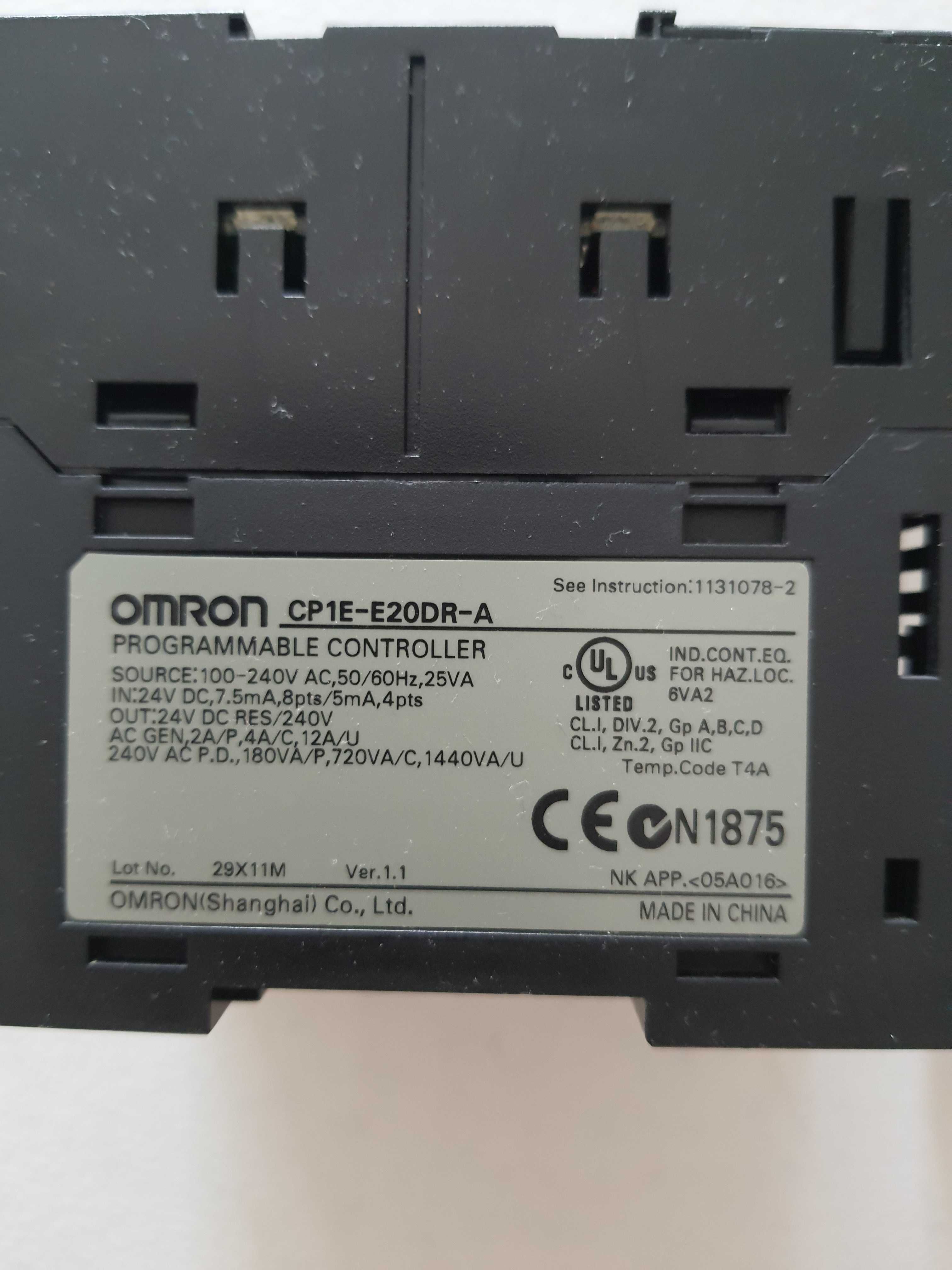 Autómato Omron Automation CP1E-E20DR-A