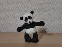 Figurka miś panda na tort dekoracja z masy cukrowej